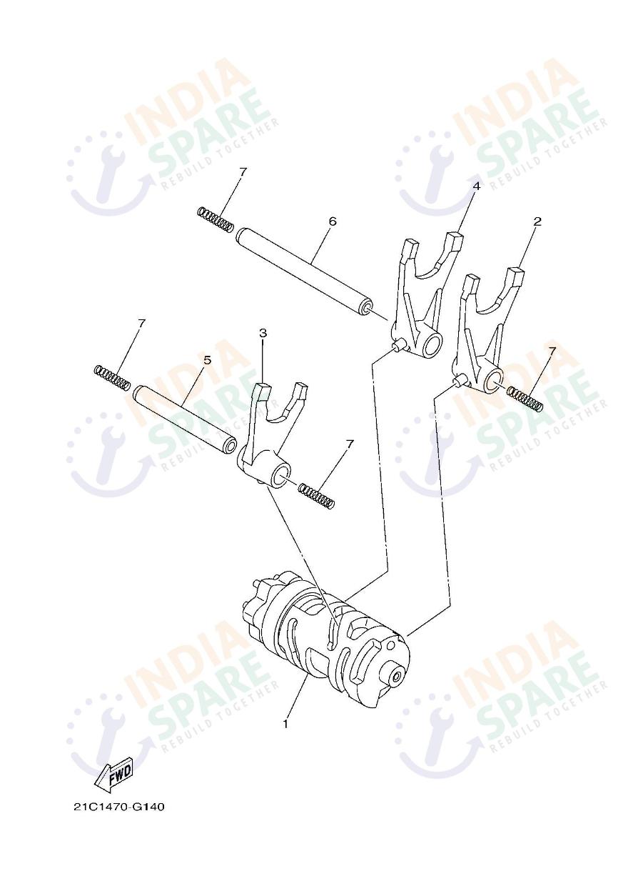 SHIFT CAM & FORK